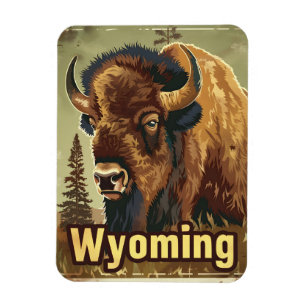 Imán Wyoming American Bison