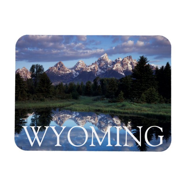 Imán Wyoming, Parque Nacional Grand Teton 4 (Horizontal)