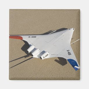 Imán X-48B mezcló el vehículo aéreo acobardado cuerp