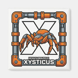 Imán X es para Xysticus (Araña Cangrejo) - ABC al estil