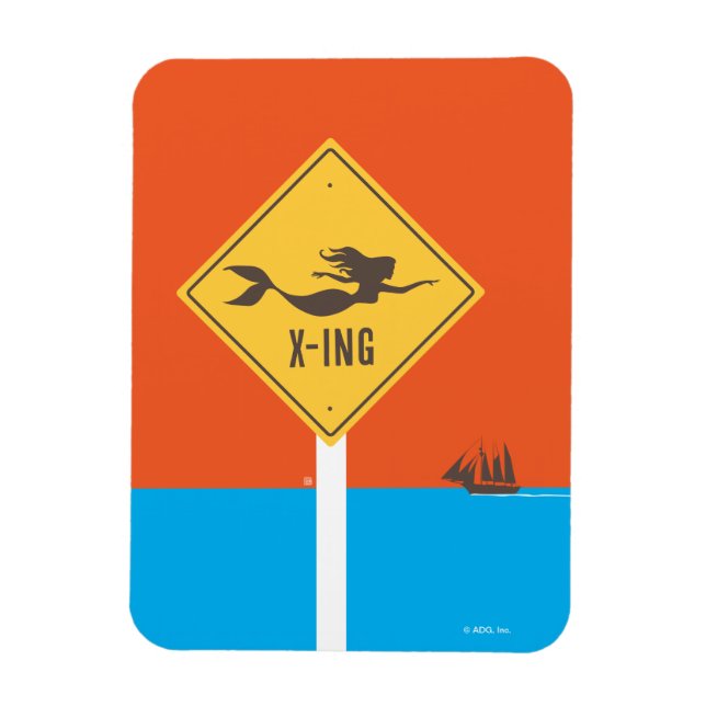 Imán X-ing de Sirena (Vertical)