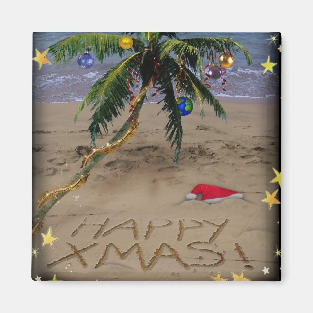 Imán X-mas tropical (Frente)
