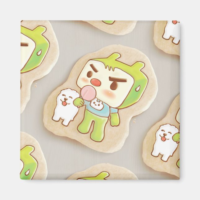 Imán XiaoTieJun Gritando cookies (Frente)