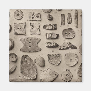 Imán XII Ornamentos de Shell, So California