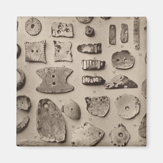 Imán XII Ornamentos de Shell, So California (Frente)