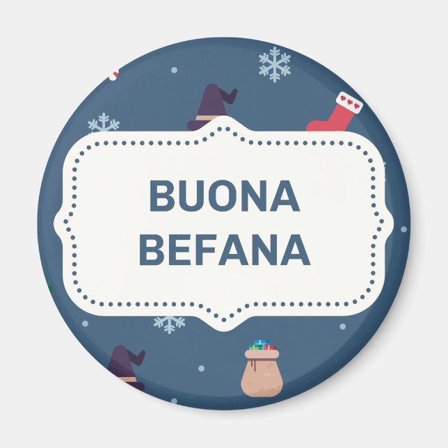 Imán xmas buona Befana (Frente)