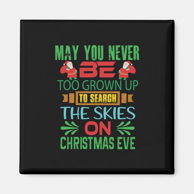 Imán Xmas Gift The Skies On Christmas Eve (Frente)