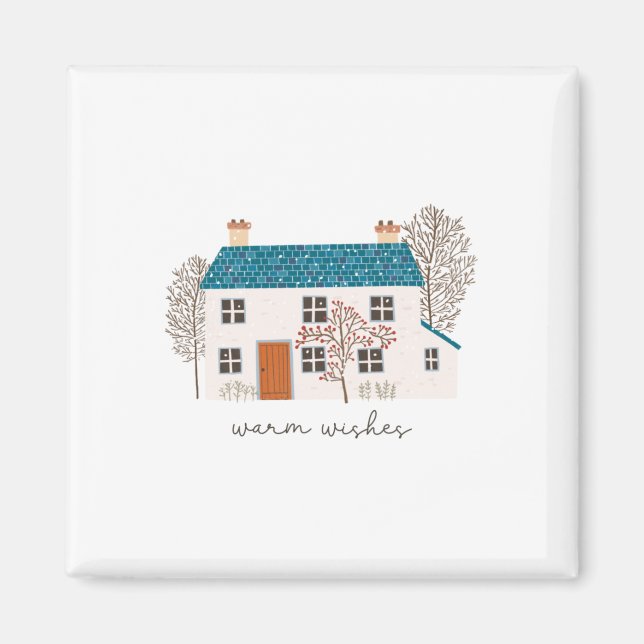 Imán Xmas Gift Warm Wiers (Frente)