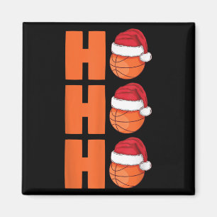 Imán Xmas Papá Noel Baloncesto Navidad