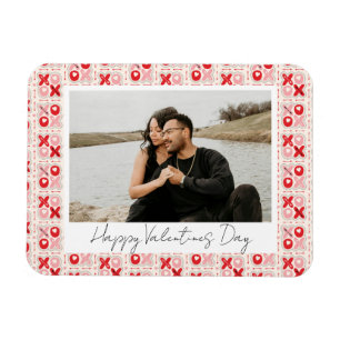 Imán XOXO Día de San Valentín Cuto   Fotografía de pare