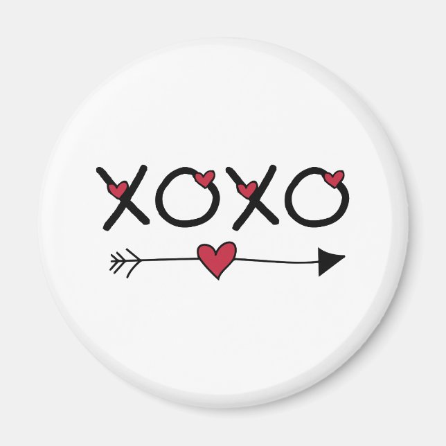 Imán XOXO Valentines (Frente)