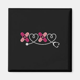 Imán Xoxo Xo Xo Enfermera Estetoscopio San Valentín Hom