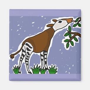 Imán XX dibujo animado del arte del Okapi