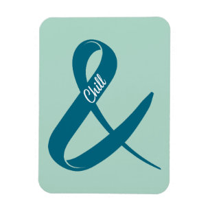 Imán Y Chill Ampersand Postcard