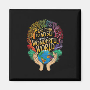 Imán Y Creo Que Es El Mundo Maravilloso De La Tierra.