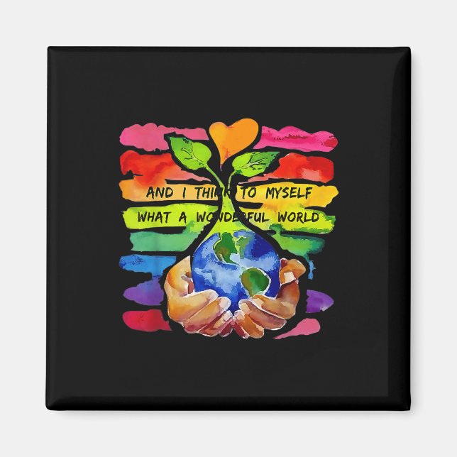 Imán Y Creo Que Es Un Mundo Maravilloso (Frente)