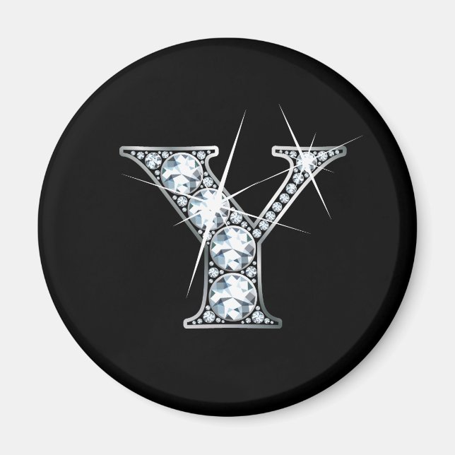 Imán "Y" Diamond Bling Magnet (Frente)