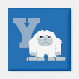 Imán Y es para Yeti Cute Personalizado Yeti Monster