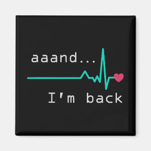 Imán Y estoy de vuelta, auto de negocios para sobrevivi