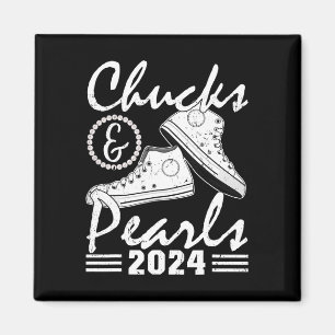 Imán Y Perlas Kamala Harris 2024 Elecciones En Ee.Uu. 2