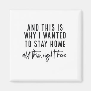 Imán Y por eso quería quedarme en casa