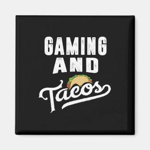 Imán Y Tacos Retro Video Jugador Taco