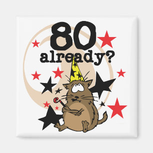 Imán Ya cumpleaños 80