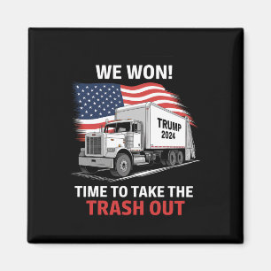 Imán Ya es hora de sacar la basura - Trump 202