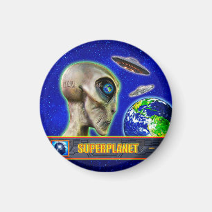 Imán YA ESTÁN AQUÍ - colección de diseño de SUPERPLANET