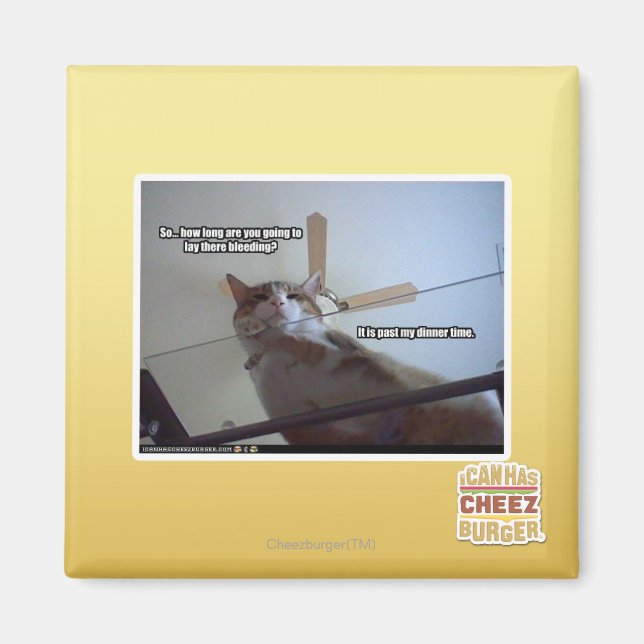 Imán Ya pasó mi hora de la cena. (Frente)