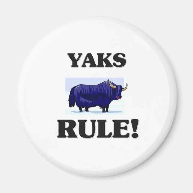 Imán ¡YAKS Regla! (Frente)