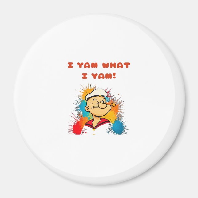 Imán Yam What I Yam Classic Sloth Trendy (Frente)