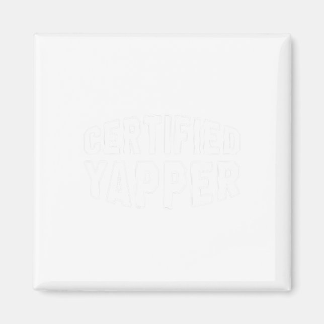 Imán Yapper Profesional Yapper Certificado (Frente)