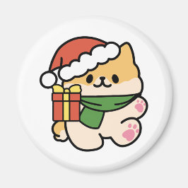 Imán Yappy Howlidays - Personalizado de perros Navidade