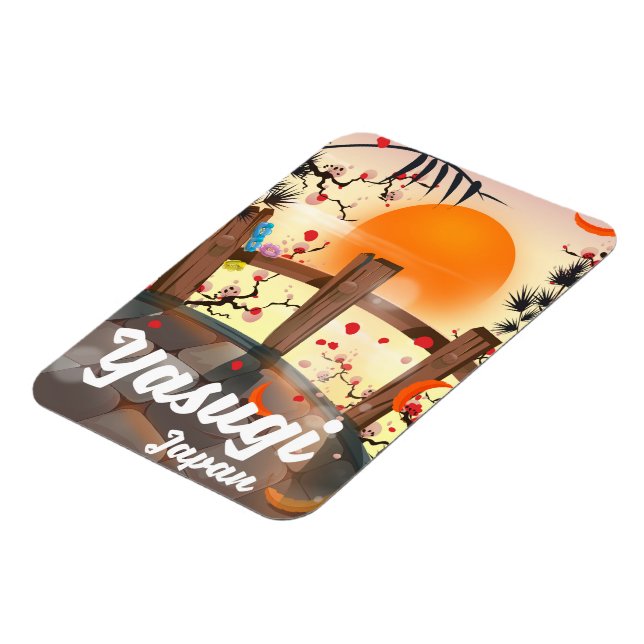 Imán Yasugi Japan Blossom Garden (Lado Izquierdo)
