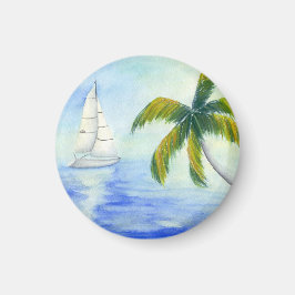 Imán Yate en el mar Palma