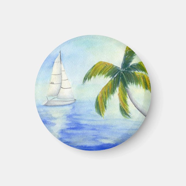 Imán Yate en el mar Palma (Frente)