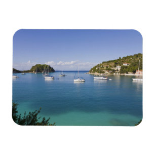 Imán Yates anclados, Lakka, Paxos, Grecia