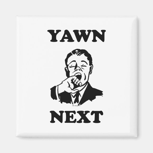 Imán YAWN NEXT Fridge Magnet (Frente)