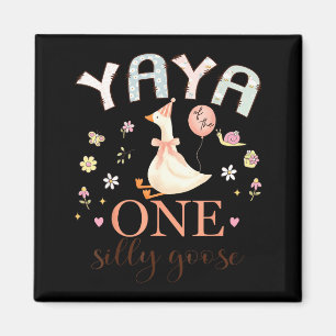 Imán Yaya de la niña tonta del primer cumpleaños
