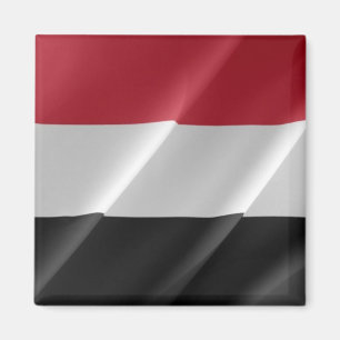 Imán YE - Yemen - Bandera ondeando