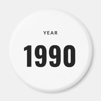Imán Year 1990 Magnet