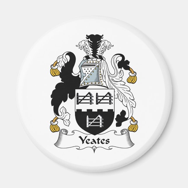 Imán Yeates Family Crest (Frente)
