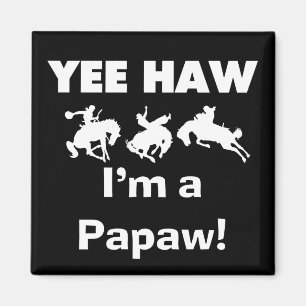 Imán Yee Haw, soy camisetas Papaw y regalos