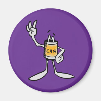 Imán Yellow Can Creature Kitchen Fridge Magnet