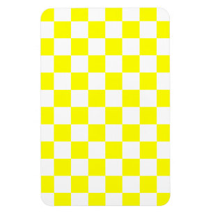 Imán Yellow Checkered