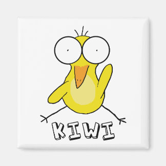 Imán Yellow Kiwi Magnet