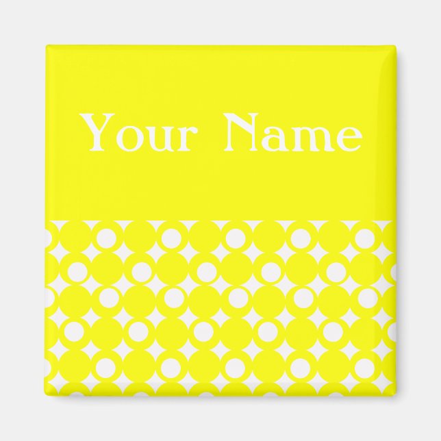 Imán Yellow Mod Ball Design @ Emporio Moffa (Frente)