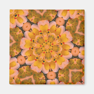 Imán Yellow Rubber Ducks Kaleidoscrope Magnet