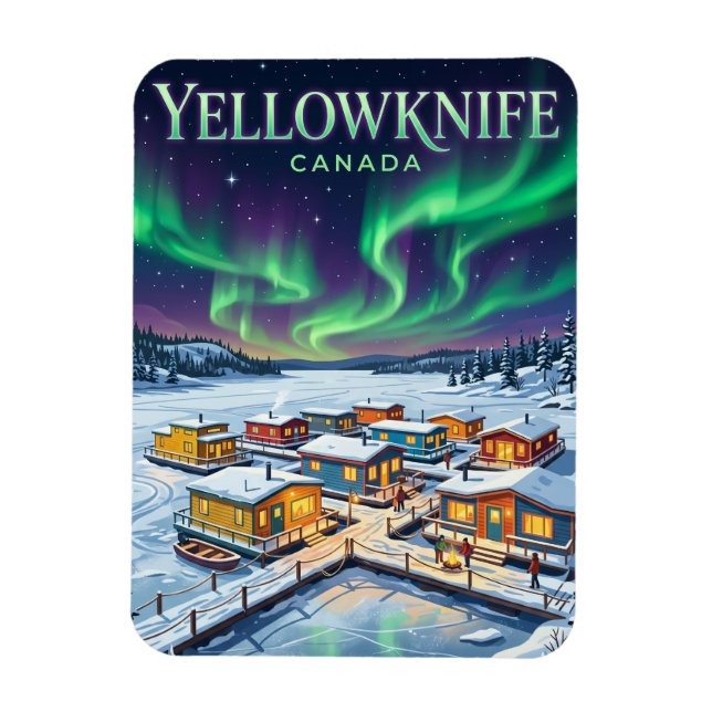 Imán Yellowknife Canadá (Vertical)